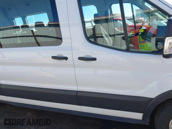 2020 Ford Transit Passenger XL with VIN 1FBAX2C85LKA42853, listed as a IAAI auction lot 42034055 with 65,181 mi miles and . Bid and sale history available at DreamBid. Image 13.