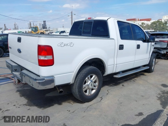 2004 Ford F-150 XLT with VIN 1FTPW14584FA24705, listed as a IAAI auction lot 41883212 with 172,251 mi miles. Bid and sale history available at carsss.com. Image 4.