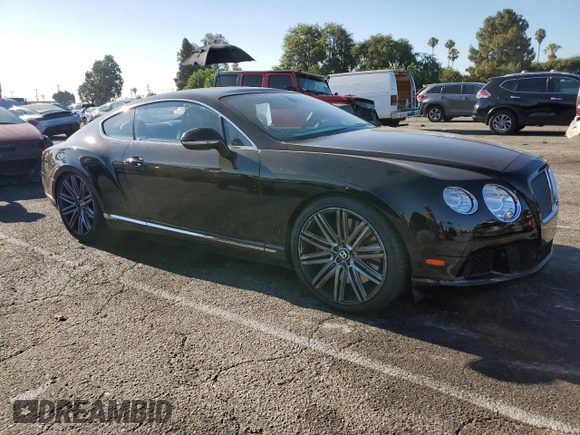 2014 Bentley Continental GT with VIN SCBFC7ZAXEC094256, listed as a Copart auction lot 62383493 with 45,392 mi miles and . Bid and sale history available at DreamBid. Image 4.