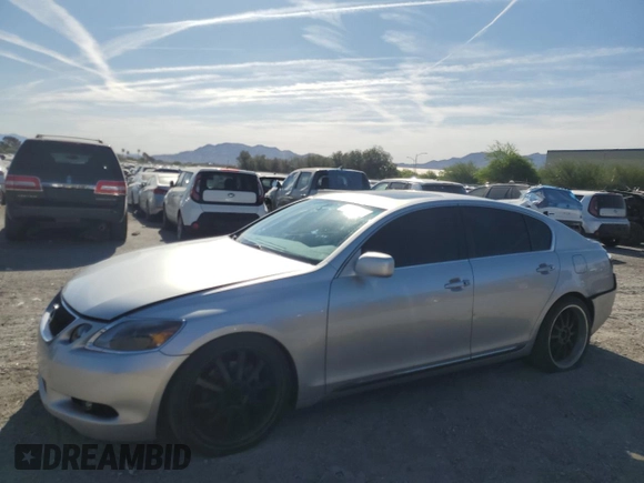 2006 Lexus GS 300 z VIN JTHBH96S265044686, wystawiony jako Copart lot #53993745 z przebiegiem 221 506 mil mil oraz Szkoda całkowita • Salvage title. Historia ofert i sprzedaży dostępna na DreamBid. Obrazek 1.