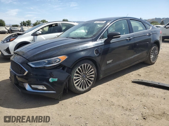2017 Ford Fusion Titanium with VIN 3FA6P0SU5HR277220, listed as a Copart auction lot 63799685 with 123,837 mi miles and Salvage title. Bid and sale history available at DreamBid. Image 1.