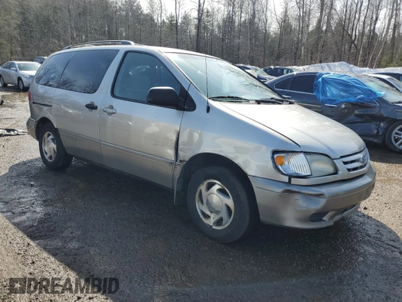 2001 Toyota Sienna LE with VIN 4T3ZF13CX1U361167, listed as a Copart auction lot 51608215 with 291,581 mi miles and Clean Title. Bid and sale history available at carsss.com. Image 4.