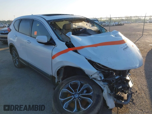 2021 Honda CR-V EX-L with VIN 7FARW1H88ME020370, listed as a IAAI auction lot 41984055 with Not provided miles and . Bid and sale history available at DreamBid. Image 1.