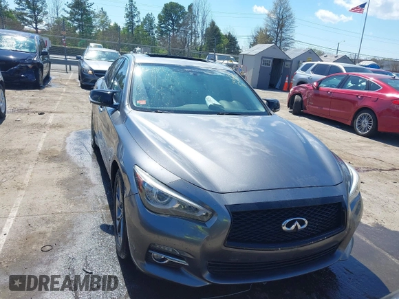 2017 Infiniti Q50 Signature Edition with VIN JN1EV7AP9HM739788, listed as a IAAI auction lot 41892367 with 73,724 mi miles and . Bid and sale history available at DreamBid. Image 12.