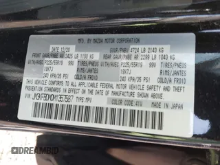 2021 Mazda CX-5 Grand Touring with VIN JM3KFBDM0M1357587, listed as a IAAI auction lot 41680245 with 1 mi miles. Bid and sale history available at carsss.com. Image 9.