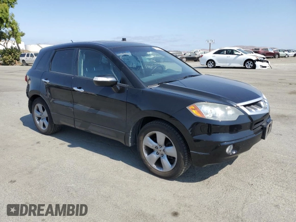 2009 Acura RDX Technology with VIN 5J8TB18539A004789, listed as a Copart auction lot 59230885 with 124,232 mi miles and Salvage title. Bid and sale history available at DreamBid. Image 4.
