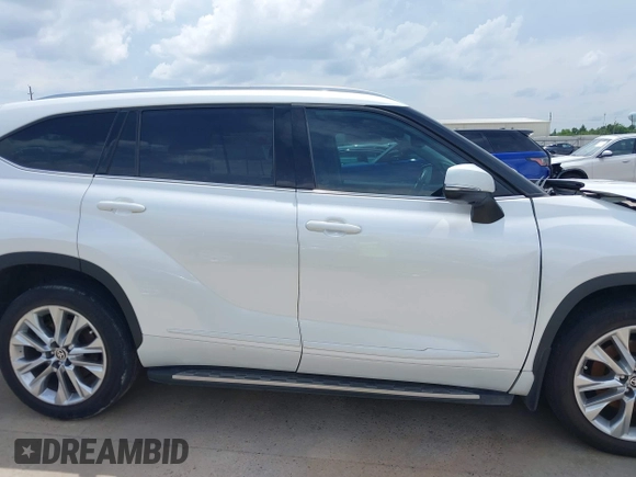 2023 Toyota Highlander L with VIN 5TDKDRAH4PS032141, listed as a IAAI auction lot 42476982 with 24,327 mi miles and . Bid and sale history available at DreamBid. Image 14.