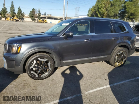 2024 Kia Telluride EX with VIN 5XYP34GC5RG475017, listed as a Copart auction lot 46748665 with 9,087 mi miles and Salvage Title. Bid and sale history available at DreamBid. Image 1.