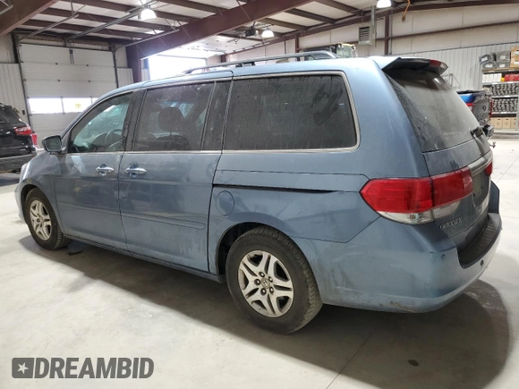 2008 Honda Odyssey Touring with VIN 5FNRL38848B007993, listed as a Copart auction lot 78026214 with 214,063 mi miles and Salvage Title. Bid and sale history available at carsss.com. Image 2.