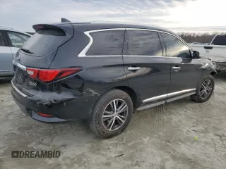 2017 Infiniti QX60 with VIN 5N1DL0MMXHC550625, listed as a Copart auction lot 43181305 with 90,729 mi miles and Salvage Title. Bid and sale history available at carsss.com. Image 3.