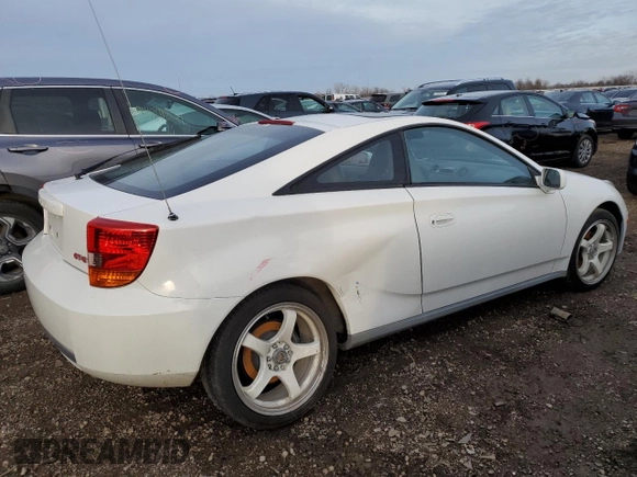 2002 Toyota Celica GTS with VIN JTDDY38T620057199, listed as a Copart auction lot 84674184 with 0 mi miles and Salvage Title. Bid and sale history available at carsss.com. Image 3.