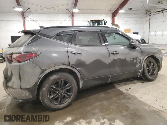 2021 Chevrolet Blazer LT z VIN 3GNKBJRS4MS556749, wystawiony jako Copart lot #42142345 z przebiegiem 55 395 mil mil oraz Nie do naprawy • Non repairable. Historia ofert i sprzedaży dostępna na DreamBid. Obrazek 3.