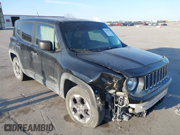 2016 Jeep Renegade Sport with VIN ZACCJAAW3GPD19335, listed as a IAAI auction lot 41904295 with 142,011 mi miles and . Bid and sale history available at carsss.com. Image 1.