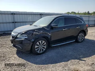 2014 Acura MDX Technology with VIN 5FRYD4H42EB031859, listed as a Copart auction lot 62198125 with 154,400 mi miles and Salvage title. Bid and sale history available at DreamBid. Image 1.