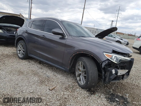 2018 Alfa Romeo Stelvio Ti with VIN ZASFAKBN0J7B76011, listed as a Copart auction lot 49768855 with 67,405 mi miles and Salvage Title. Bid and sale history available at carsss.com. Image 4.