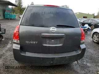 2005 Nissan Quest SE with VIN 5N1BV28U65N100865, listed as a Copart auction lot 82041734 with 122,509 mi miles and Clean Title. Bid and sale history available at carsss.com. Image 6.