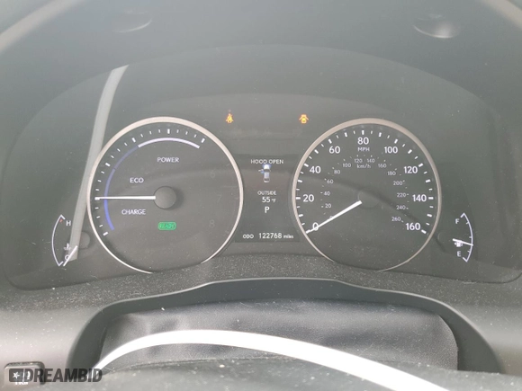 2015 Lexus ES 300h Hybrid with VIN JTHBW1GG8F2094334, listed as a Copart auction lot 47970575 with 122,768 mi miles and Salvage Title. Bid and sale history available at carsss.com. Image 9.