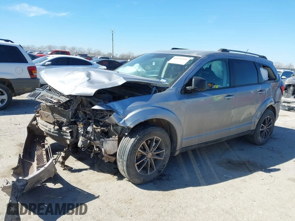 2017 Dodge Journey SE with VIN 3C4PDCAB6HT573617, listed as a IAAI auction lot 41620301 with 158,116 mi miles and . Bid and sale history available at DreamBid. Image 2.