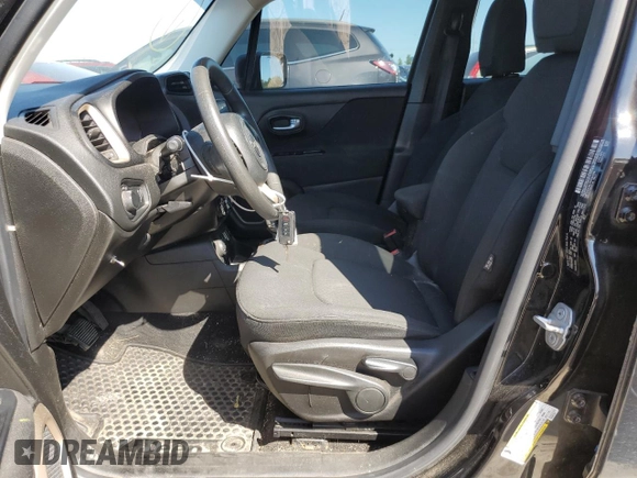 2015 Jeep Renegade Sport with VIN ZACCJBAT0FPB54554, listed as a Copart auction lot 66386814 with 115,219 mi miles and Salvage Title. Bid and sale history available at DreamBid. Image 7.