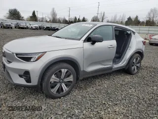 2023 Volvo C40 Recharge Pure Electric Plus with VIN YV4ED3GL1P2037338, listed as a Copart auction lot 42574794 with 4,004 mi miles. Bid and sale history available at carsss.com. Image 1.