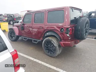2021 Jeep Wrangler Unlimited Sahara with VIN 1C4HJXEN5MW609102, listed as a IAAI auction lot 41446454 with 31,846 mi miles and . Bid and sale history available at DreamBid. Image 3.