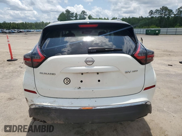 2023 Nissan Murano SV z VIN 5N1AZ2BS0PC103167, wystawiony jako Copart lot #59953675 z przebiegiem 60 448 mil mil oraz Szkoda całkowita • Salvage title. Historia ofert i sprzedaży dostępna na DreamBid. Obrazek 6.