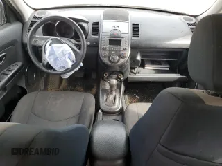 2011 Kia Soul + with VIN KNDJT2A22B7345581, listed as a Copart auction lot 47206035 with 0 mi miles and Salvage Title. Bid and sale history available at carsss.com. Image 8.