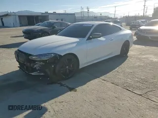 2021 BMW 4 Series M440i xDrive with VIN WBA13AR09MCF51598, listed as a Copart auction lot 46141215 with 23,076 mi miles and Salvage Title. Bid and sale history available at DreamBid. Image 10.