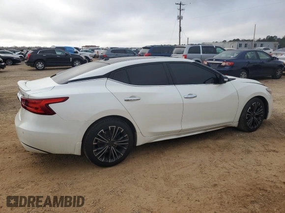 2016 Nissan Maxima SV with VIN 1N4AA6APXGC419309, listed as a Copart auction lot 44352935 with 130,893 mi miles and Salvage Title. Bid and sale history available at DreamBid. Image 3.