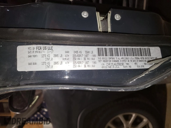 2018 Jeep Cherokee Latitude Plus z VIN 1C4PJMLX0JD582381, wystawiony jako Copart lot #59381715 z przebiegiem 120 004 mil mil oraz Szkoda całkowita • Salvage title. Historia ofert i sprzedaży dostępna na DreamBid. Obrazek 13.