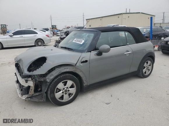 2019 MINI Cooper Convertible with VIN WMWWG5C51K3F79995, listed as a Copart auction lot 48365685 with 74,357 mi miles and Salvage Title. Bid and sale history available at carsss.com. Image 1.