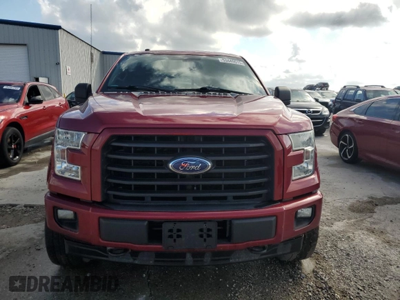 2017 Ford F-150 XL with VIN 1FTEW1EP1HFB19717, listed as a Copart auction lot 53440015 with 115,193 mi miles and Salvage title. Bid and sale history available at DreamBid. Image 5.