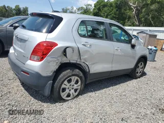 2016 Chevrolet Trax LS z VIN 3GNCJKSB8GL240048, wystawiony jako Copart lot #58243975 z przebiegiem 96 362 mil mil oraz Szkoda całkowita • Salvage title. Historia ofert i sprzedaży dostępna na DreamBid. Obrazek 3.