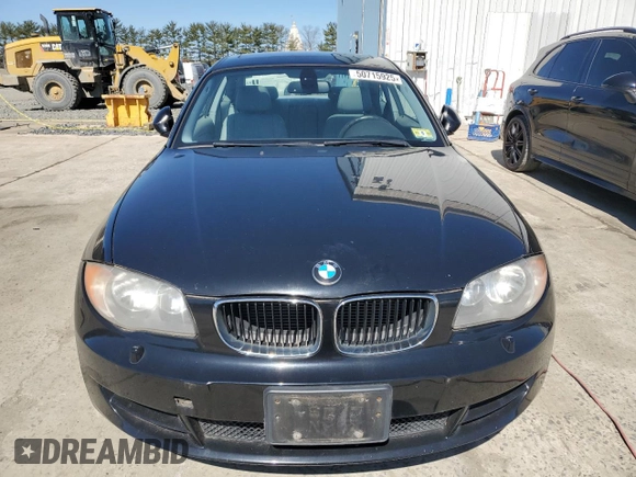 2009 BMW 1 Series 128i with VIN WBAUP93519VF48985, listed as a Copart auction lot 50715925 with 105,590 mi miles and Salvage title. Bid and sale history available at DreamBid. Image 5.