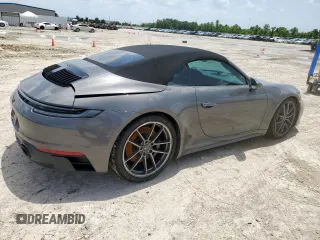 2023 Porsche 911 Carrera S with VIN WP0CB2A99PS247161, listed as a Copart auction lot 63862335 with 13,025 mi miles and Salvage title. Bid and sale history available at DreamBid. Image 3.