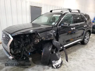 2021 Hyundai Palisade SEL z VIN KM8R44HE6MU227254, wystawiony jako Copart lot #50978805 z przebiegiem 42 562 mil mil oraz Szkoda całkowita • Salvage title. Historia ofert i sprzedaży dostępna na DreamBid. Obrazek 1.
