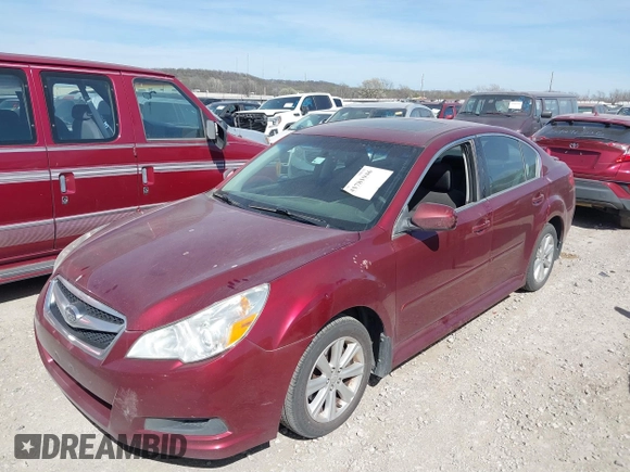 2012 Subaru Legacy 2.5i Premium with VIN 4S3BMCG62C3032296, listed as a IAAI auction lot 41781946 with 184,148 mi miles. Bid and sale history available at carsss.com. Image 6.