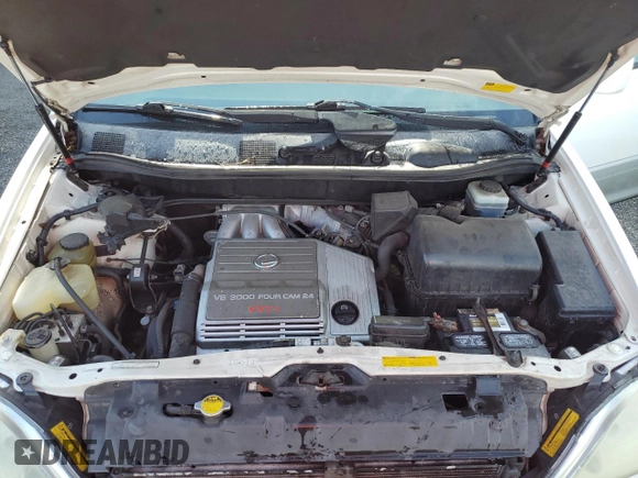 2001 Lexus RX 300 with VIN JTJGF10U910090754, listed as a Copart auction lot 61542215 with 154,865 mi miles and Salvage title. Bid and sale history available at DreamBid. Image 12.