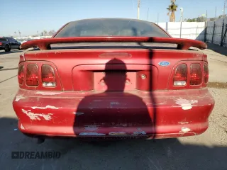 1996 Ford Mustang with VIN 1FALP4048TF192360, listed as a Copart auction lot 88455515 with 162,612 mi miles and Clean Title. Bid and sale history available at carsss.com. Image 6.