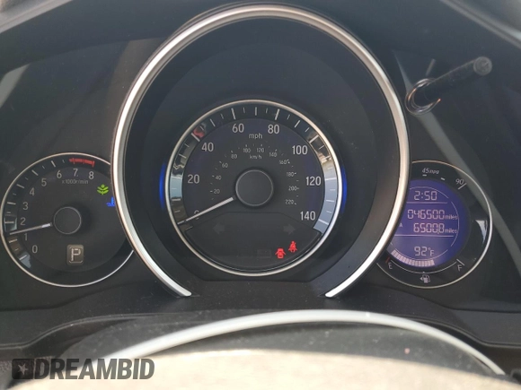 2019 Honda Fit LX z VIN 3HGGK5H4XKM741416, wystawiony jako Copart lot #53819705 z przebiegiem 46 500 mil mil oraz Szkoda całkowita • Salvage title. Historia ofert i sprzedaży dostępna na DreamBid. Obrazek 9.