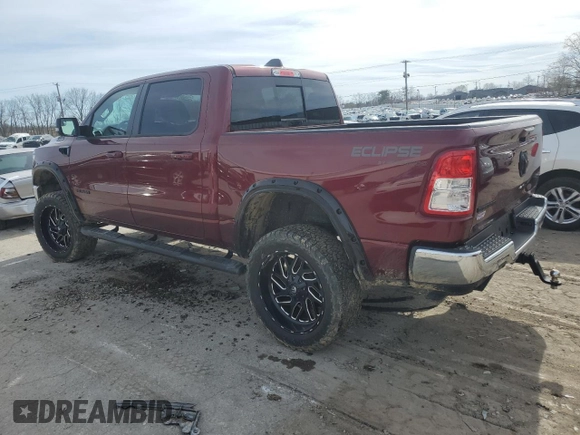 2022 Ram 1500 Lone Star with VIN 1C6SRFFT5NN284651, listed as a Copart auction lot 49073525 with 44,723 mi miles and Salvage title. Bid and sale history available at DreamBid. Image 2.
