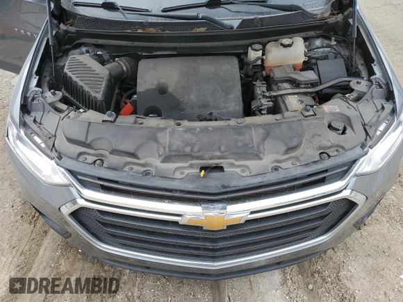 2020 Chevrolet Traverse LS z VIN 1GNERFKW2LJ186730, wystawiony jako Copart lot #43090675 z przebiegiem Nie podano mil oraz Szkoda całkowita • Salvage title. Historia ofert i sprzedaży dostępna na DreamBid. Obrazek 12.