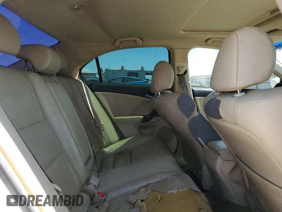 2010 Acura TSX with VIN JH4CU2F61AC018059, listed as a Copart auction lot 62791295 with 165,154 mi miles and Salvage title. Bid and sale history available at DreamBid. Image 10.