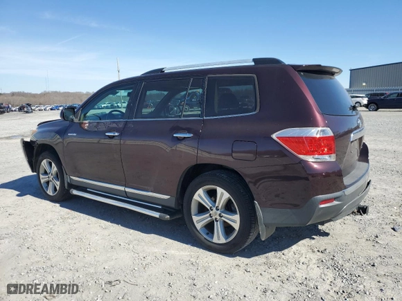 2013 Toyota Highlander Limited with VIN 5TDDK3EH2DS261421, listed as a Copart auction lot 45397485 with 174,743 mi miles and Salvage Title. Bid and sale history available at carsss.com. Image 2.
