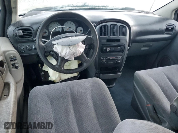 2005 Dodge Caravan SXT with VIN 1D4GP45R75B383992, listed as a Copart auction lot 64492435 with Not provided miles and Salvage title. Bid and sale history available at DreamBid. Image 8.