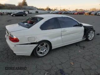 2001 BMW 3 Series 330Ci with VIN WBABN53451JU36194, listed as a Copart auction lot 42038005 with 159,293 mi miles and Salvage Title. Bid and sale history available at carsss.com. Image 3.