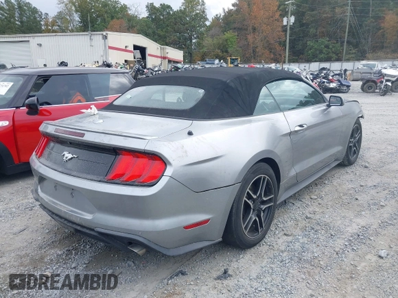2020 Ford Mustang EcoBoost with VIN 1FATP8UH2L5106471, listed as a IAAI auction lot 40723485 with 80,570 mi miles. Bid and sale history available at carsss.com. Image 4.