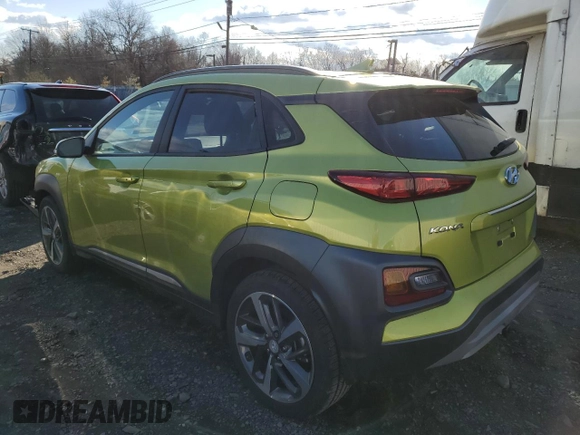 2020 Hyundai Kona Limited with VIN KM8K3CA5XLU486384, listed as a Copart auction lot 42422243 with 9,048 mi miles and . Bid and sale history available at DreamBid. Image 2.