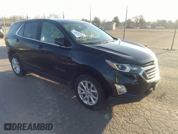 2020 Chevrolet Equinox LT with VIN 3GNAXUEV2LS582389, listed as a IAAI auction lot 41427786 with 66,641 mi miles and . Bid and sale history available at DreamBid. Image 1.