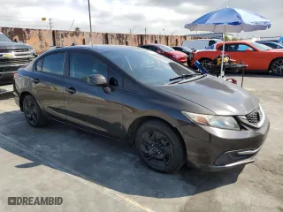 2013 Honda Civic Sdn LX with VIN 2HGFB2F50DH597561, listed as a Copart auction lot 50927385 with 142,034 mi miles and Salvage Title. Bid and sale history available at carsss.com. Image 4.